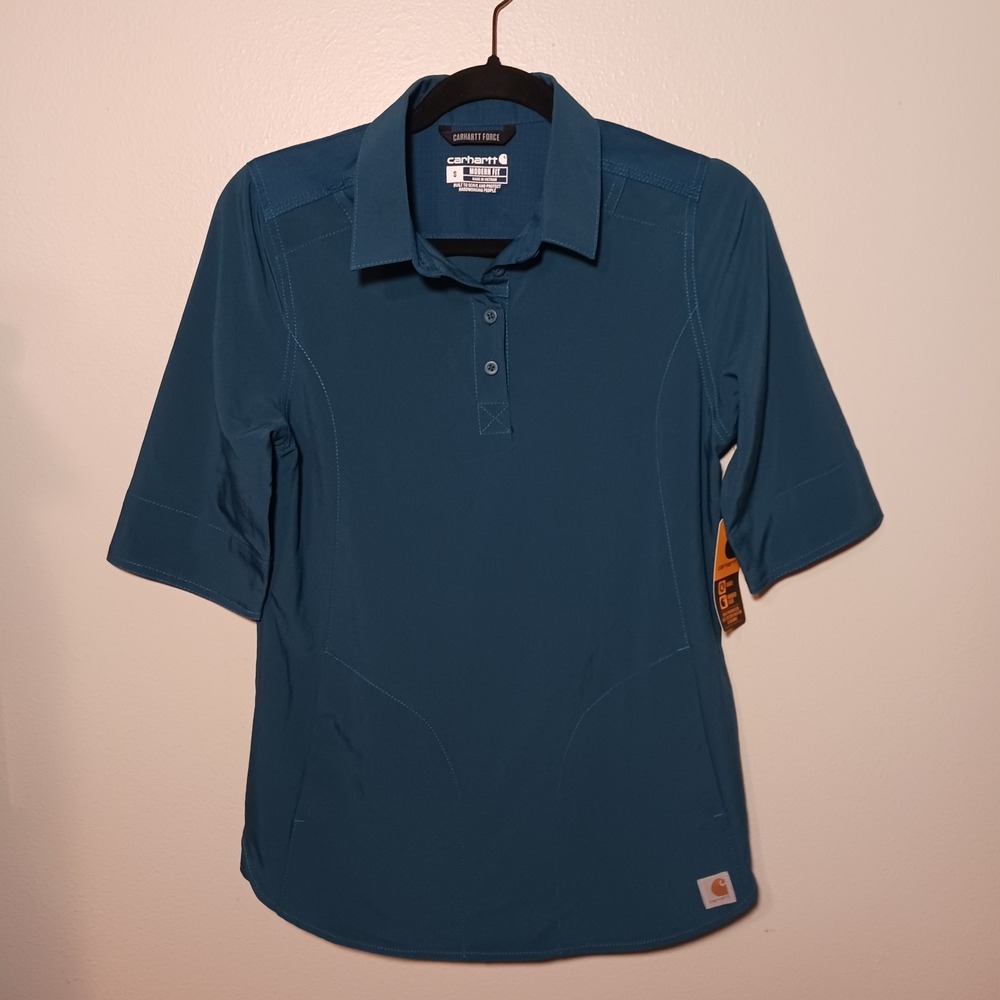 Carhartt‎ Force Scrub Top Womens S Modern Fit Nurse Medical NWT